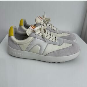 Camper Pelotas XLF Sneakers Beige Gray Suede Sz 39 (US 8.5) Casual Comfort